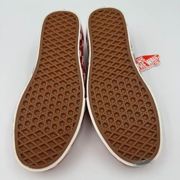 Vans Opening Ceremony Red White Snake Checker Sneakers Womens Size 8 - Picture 7 of 9